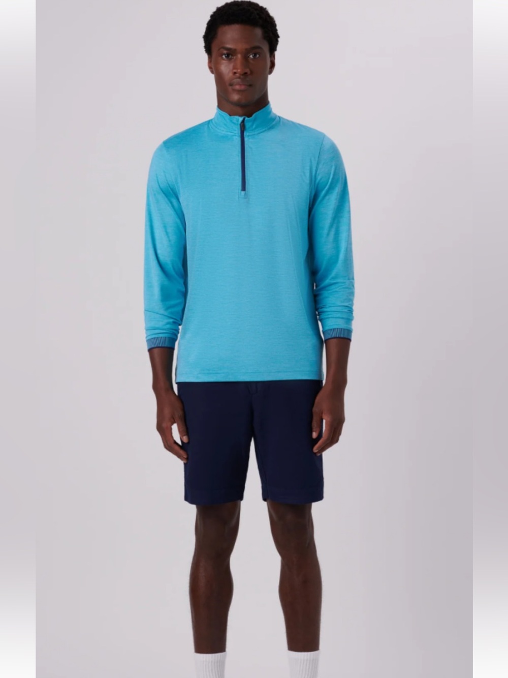 Bugatchi Performance Quarter Zip Pullover, Size L, NWOT